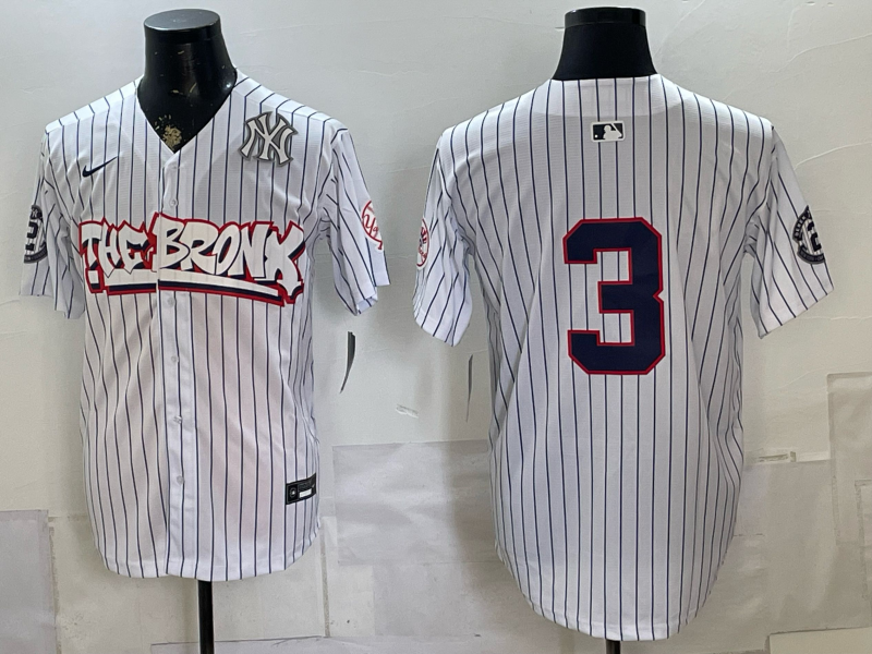 Men 2026 New York Yankees #3 Ruth white Nike MLB Jersey 0716001
